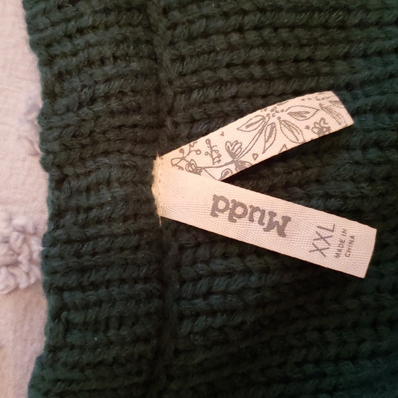 Mudd Dark Green Cable Knit Sweater in size XXL - Picture 4 of 4